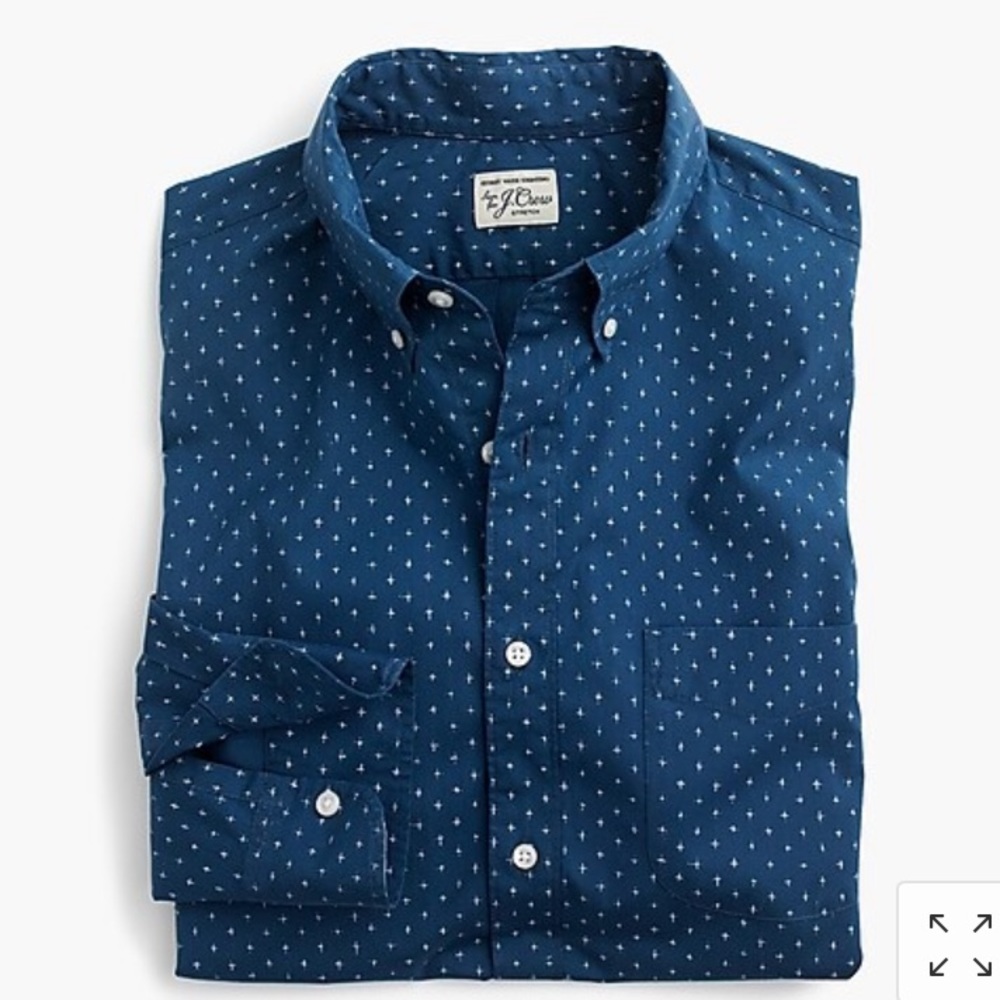 J. Crew Tall Stretch Secret Wash shirt
